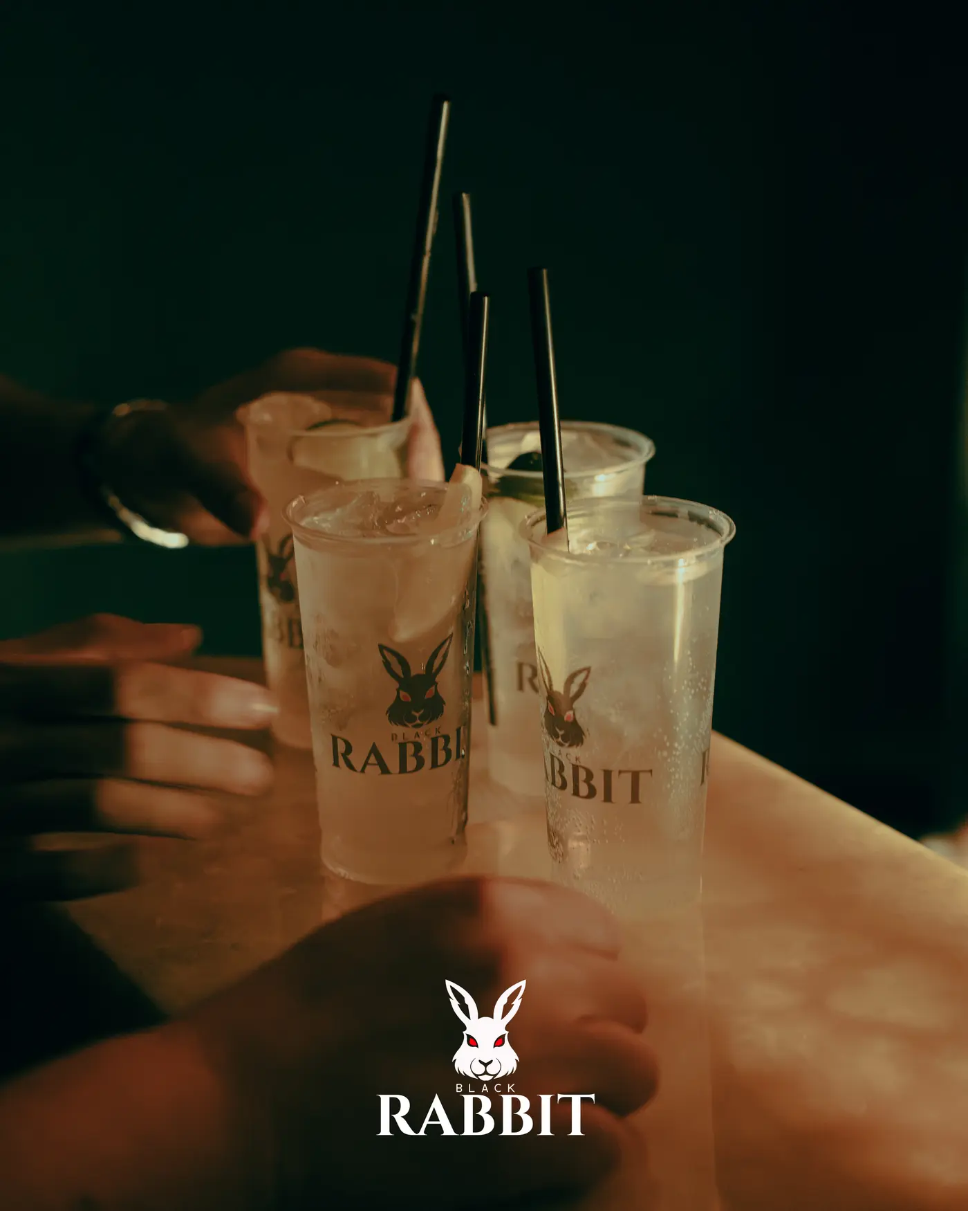 Drink brandizzati Black Rabbit